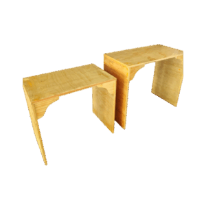 Set de 2 mesas de madera